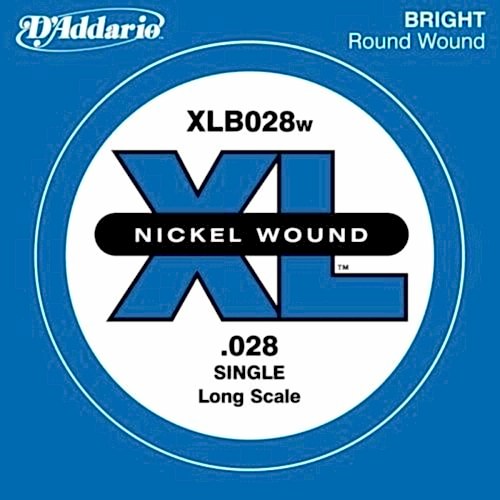 BAS GİTAR TEK TEL, (DO), XL NICKEL WOUND, 0.028 GA - XLB028W