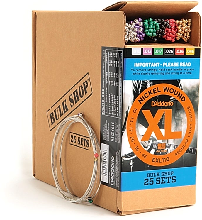 (25 SET) ELEKTRO GİTAR TEL SETİ, XL, 10-46, NICKEL - EXL110-B25