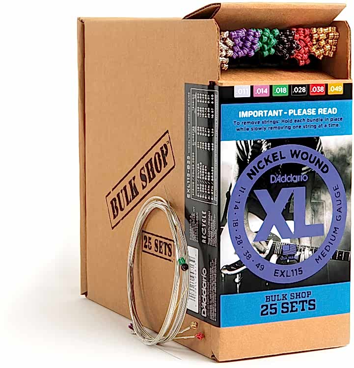 (25 SET) ELEKTRO GİTAR TEL SETİ, XL, 11-49, NICKEL - EXL115-B25