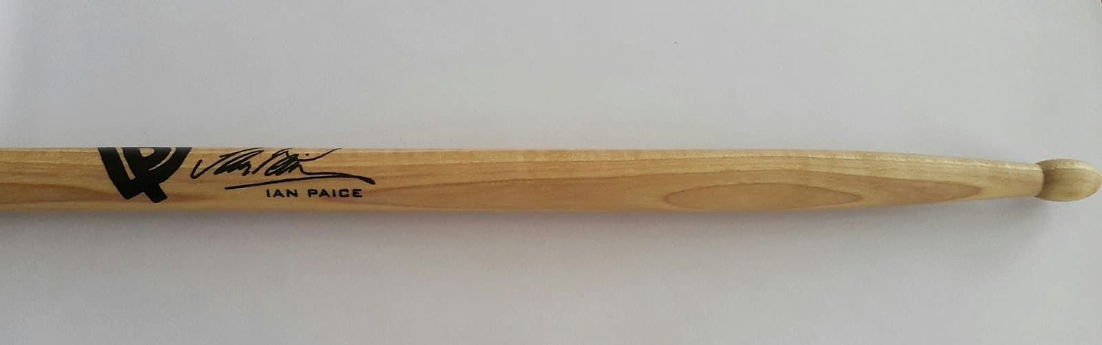 BAGET  DEEP PURPLE IAN PAICE SIGNATURE - LA5IPW